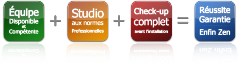 Studio aux normes professionnelles